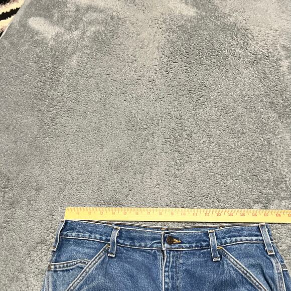 All American Clothing Co Jeans Mens 34 X 32 Blue Straight 90s Made USA Carpenter - Picture 8 of 12